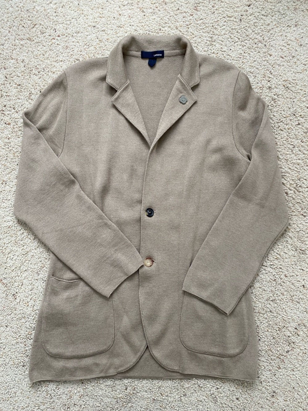 Lardini Jacket. Size L. Black Label.